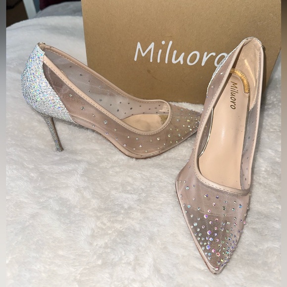 Miluoro Rhinestone Heels - Picture 8 of 10